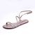 Sandália flat dourada - comprar online