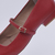 Sapatilha verniz red