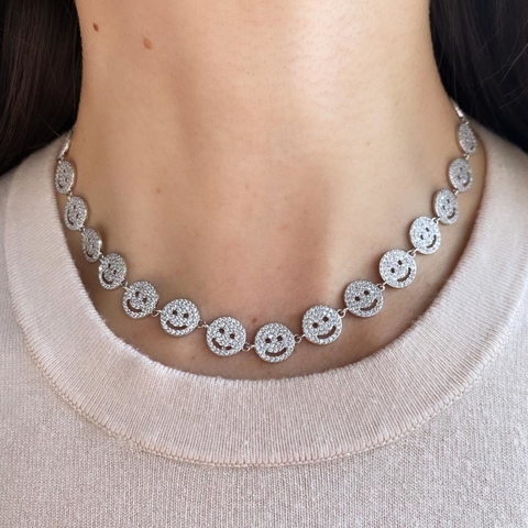 Colar Choker Smile
