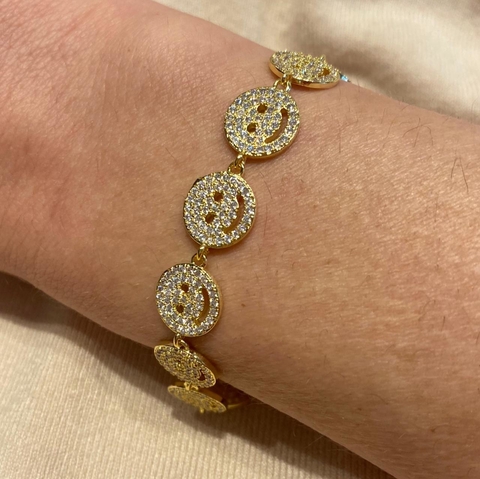 Pulseira Corrente Smile Gold