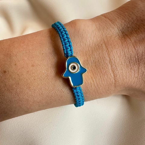 Pulseira Macramê Mão Fatima