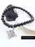 Pulsera con Obsidiana Negra y dije Nudo de Bruja - comprar online