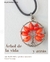 Dije Árbol de la Vida PLATA 925 y Coral Naranja - comprar online
