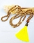 Japa Mala 108 Citrine and Sandalwood with fringe