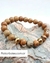 Pulsera Jaspe Madera y Hematita