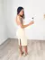 VESTIDO MIDI CANELADO NUDE ISADORA na internet