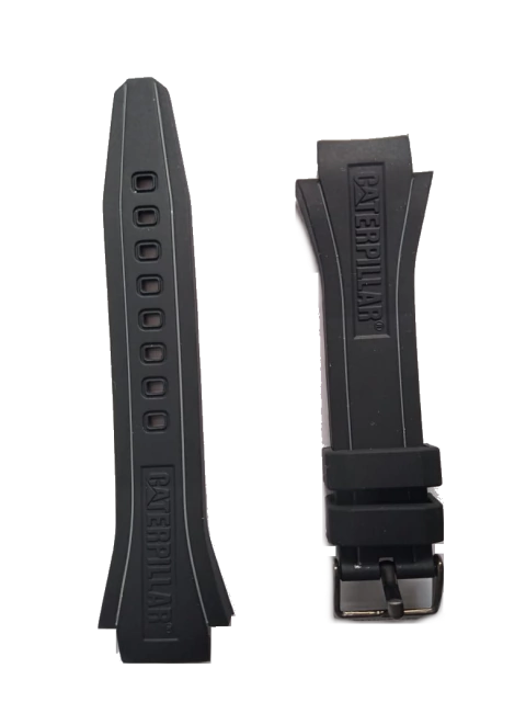 Malla Reloj Cat Stealth CC Caucho Negro