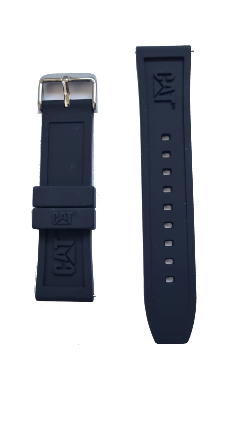 Malla Reloj Cat AP DownForce Caucho Negro