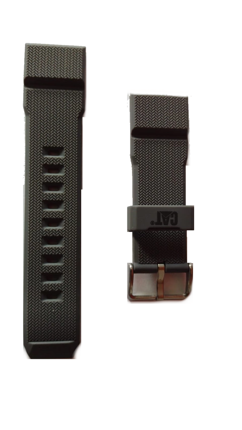 Malla Reloj Cat BASECAMP MC Caucho Gris