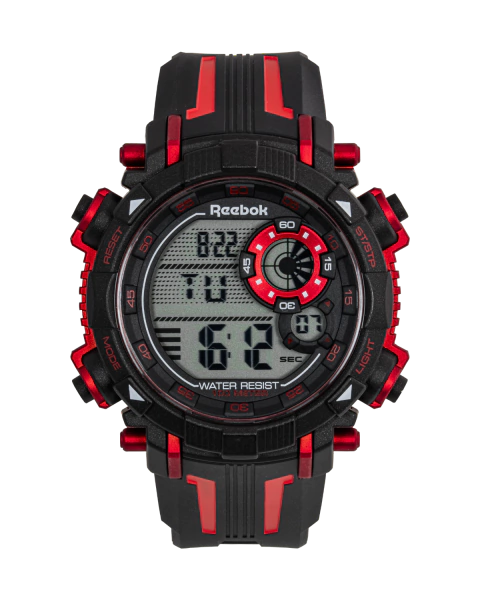 RELOJ REEBOK WARRIOR DIGITAL RV-WRR-G9-PBPB-WR - comprar online