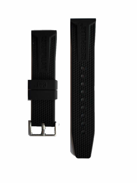 Malla Reloj Cat Sj ShockMaster Evo Caucho Negro