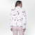 Cotton candy fur coat with pocket and high collar, comfortable for women. From Fabiane Frank Fur and Shop, warm for the cold of autumn winter 2024 2025. Back white and pink