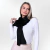 Bufanda Manta Mantita Chicblend de punto trenzado con piel conejo por Fabiane Frank. Tejido suave tipo cachemir ligero de hilado Londres, cálido cuello frío del otoño invierno de 2024 2025. Disponible en línea en Fur and Shop, hecho en Brasil, Gramado 2 N