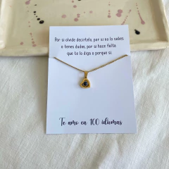 Collares te amo en 100 idiomas - tienda online