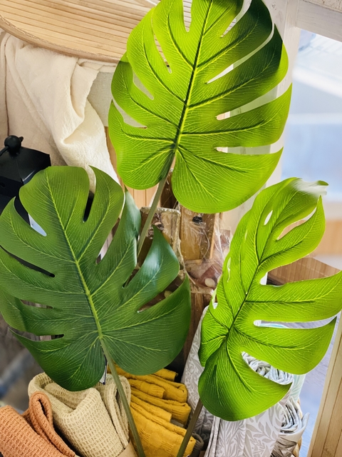 Hoja monstera artificial - comprar online