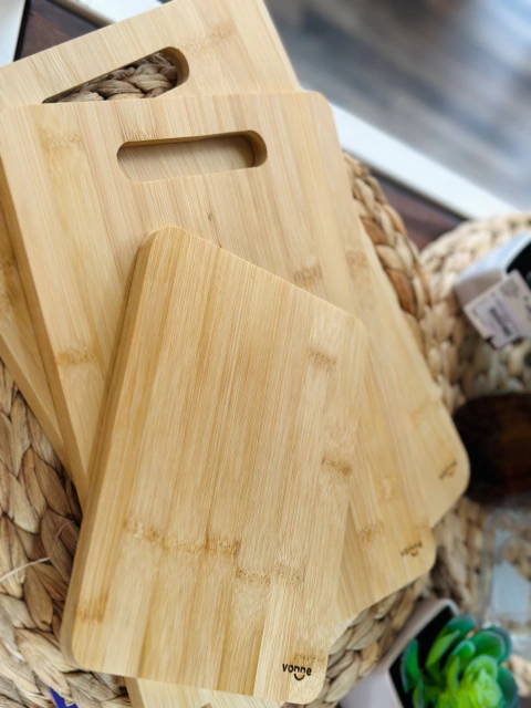 set de 3 tablas de bambu - comprar online