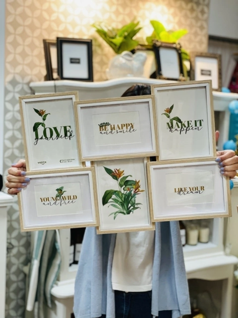 Marco para 6 fotos 53x37cm línea libertad - comprar online