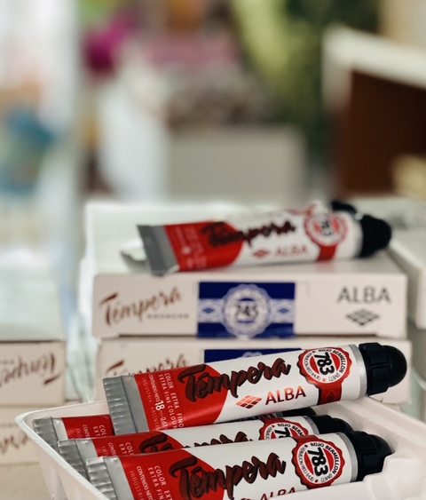 Tempera Alba profesional 18ml grupo 1