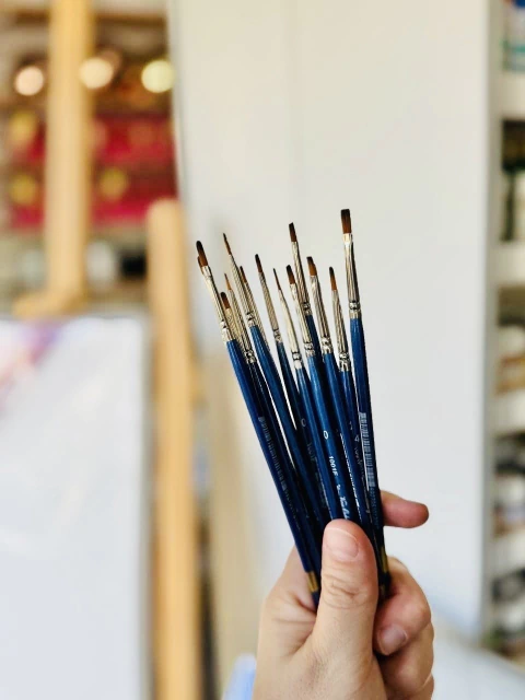 Pincel Van Orley chato serie 1001f