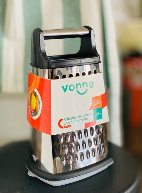 Rallador de acero con contenedor - comprar online