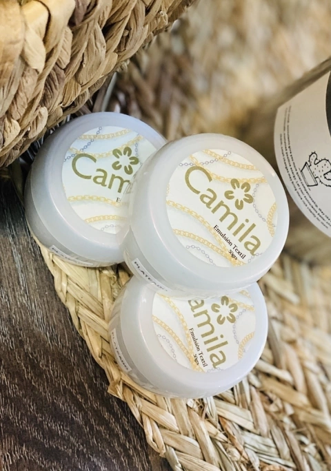 Emulsión textil plateado Camila Artistica