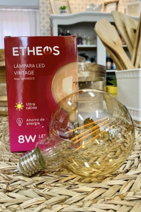 Lampara led vintage G95 8W ultracalida - comprar online