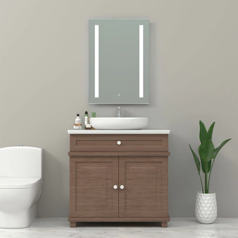 Espejo led rectangular vertical