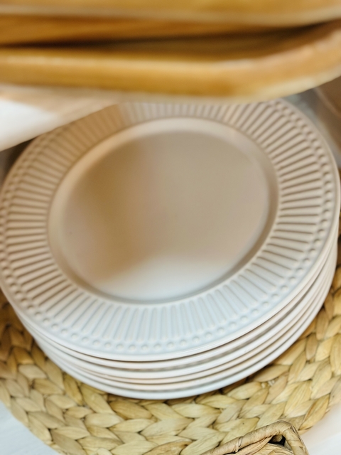 plato playo roma blanco x6 - comprar online