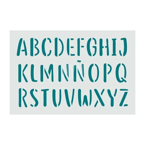 stencil abcII hyn laser 20X30 STABC 003