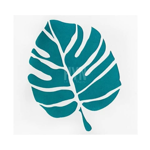 stencil hoja costilla de adan 15x15 STH 002