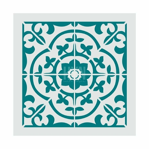 stencil mayolica II 20x20 STE 060