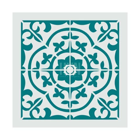 stencil mayolica II 20x20 STE 060