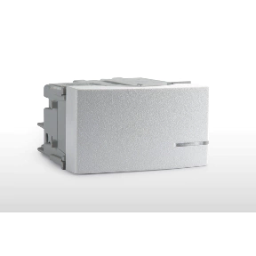 Módulo 1 punto 10A tecla elevada color blanco - Plasnavi Roda