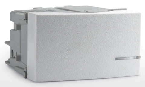 Módulo combinación 10A tecla elevada Blanco - Plasnavi Roda