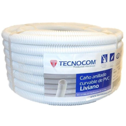 Caño corrugado pvc flexible 2" - Tecnocom