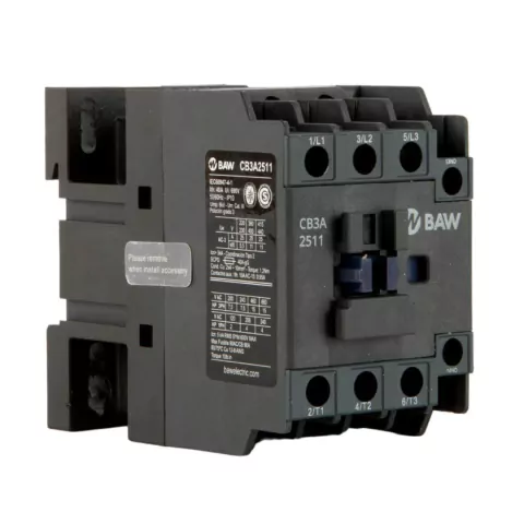 Contactor 25A 1na+1nc bobina 220vca Baw®