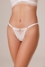 Calcinha string em renda com argolas 3389