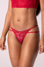 Calcinha fio dental de tirinhas em renda 3378 - More Lingerie