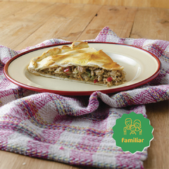 Tarta familiar de atún y vegetales. 8 porciones - comprar online
