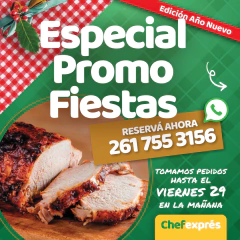 Fiestas Promo 6. Pollo relleno con rusa + 1 doc de empanadas + 1 doc de triples - comprar online