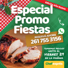Fiestas Promo 9. Arrollado de pollo, empandas y triples - comprar online
