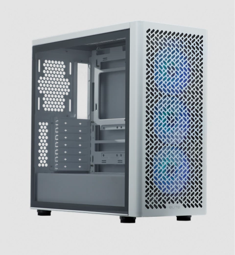 GABINETE COOLER MASTER ELITE 502 WHITE