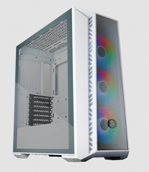 GABINETE COOLER MASTER MASTERBOX 520 MESH WHITE