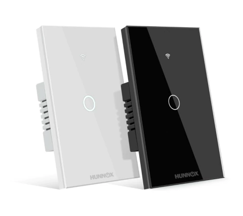 TECLA HUNNOX SMART TACTIL 1 CANAL BLANCO