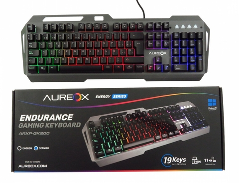 TECLADO AUREOX ENDURANCE GAMING GK200