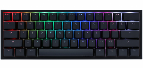 TECLADO GAMER DUCKY ONE 2 MINI RGB KAILH BOX WHITE SWITCH MECANICO ISO SP