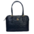 BOLSA EM COURO ESTRUTURADA MÉDIA ELISA - PRETO TRESSE