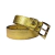 CINTO EM COURO FEMININO TRAPÉZIO - DOURADO
