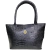 BOLSA COURO OMBRO MÉDIA MALU - PRETO