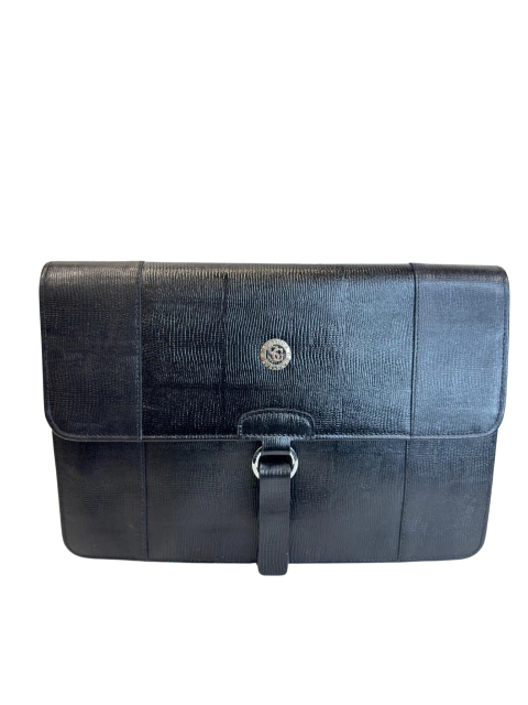 PASTA ENVELOPE EM COURO - PRETO LEZAR